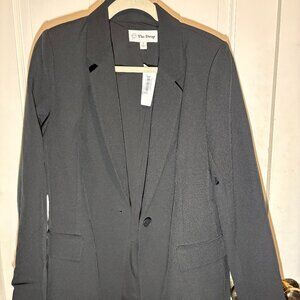 The Drop NWT Black Blake Long Blazer - Medium
